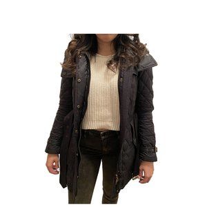 Burberry Finsbridge Quilted Belted Jacket